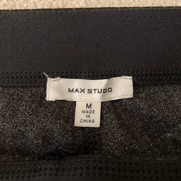 Max Studio Pull-On Pin Stripe Pants + Coldwater Creek Tee - Picture 6 of 8